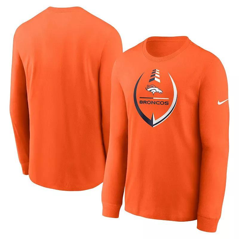 Mens Nike Denver Broncos Icon Legend Long Sleeve Performance T-Shirt Product Image