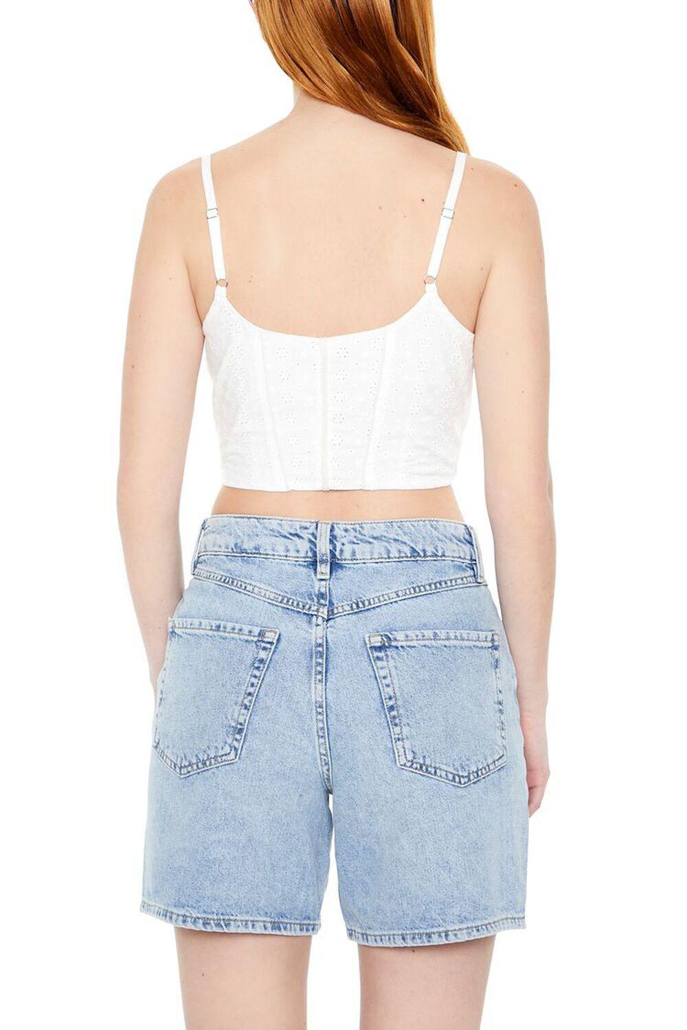 Floral Eyelet Bow Cami | Forever 21 Product Image