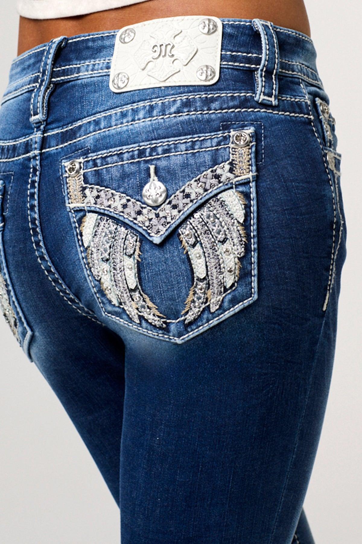 Cassiel Wings Bootcut Jeans Product Image