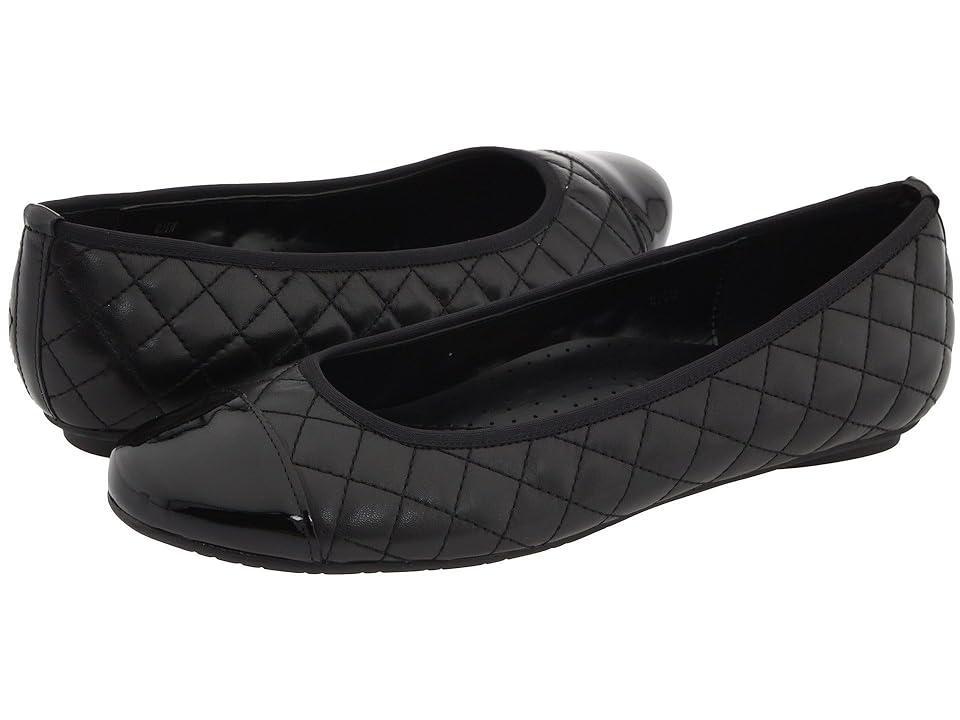 Vaneli Serene Nappa/Black Patent) Women's Flat Shoes Product Image