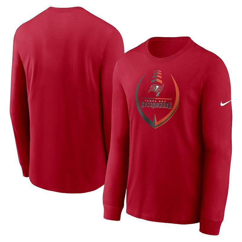 Mens Nike Navy New England Patriots Icon Legend Long Sleeve T-shirt Product Image