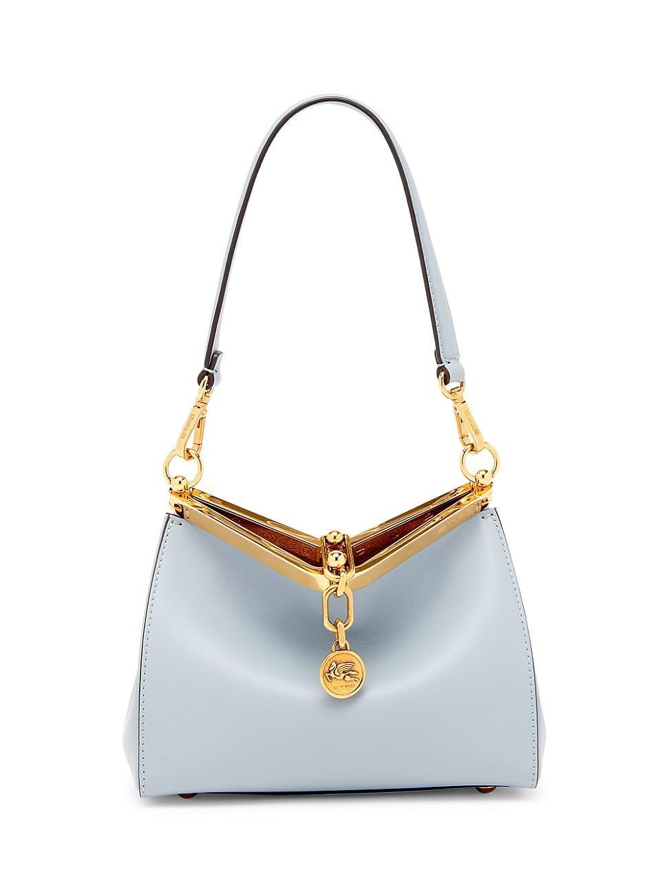 Womens Mini Vela Leather Shoulder Bag Product Image