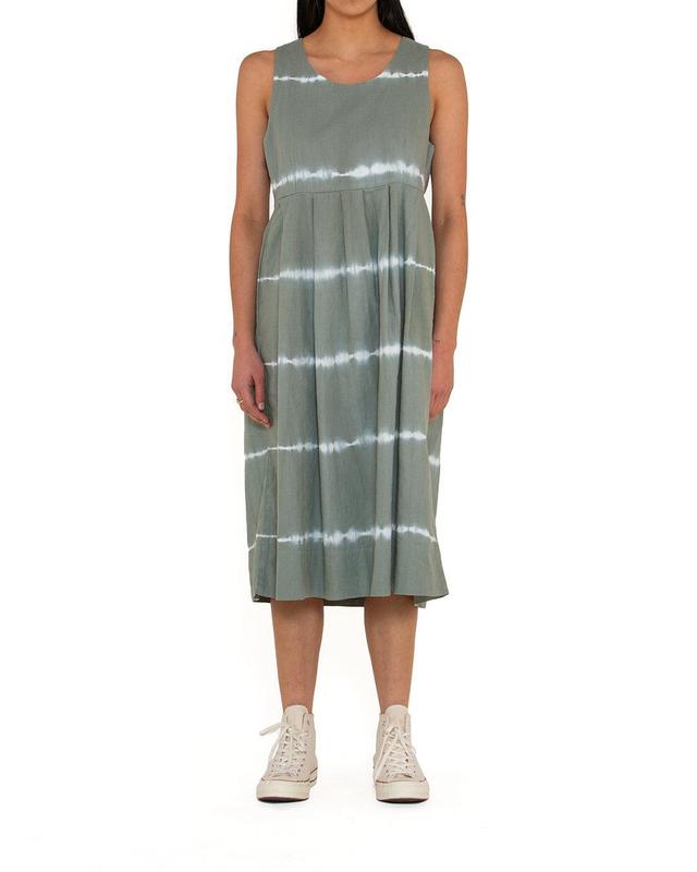 Amelia Dress (Relaxed Fit) - Reseda Tie Dye Product Image