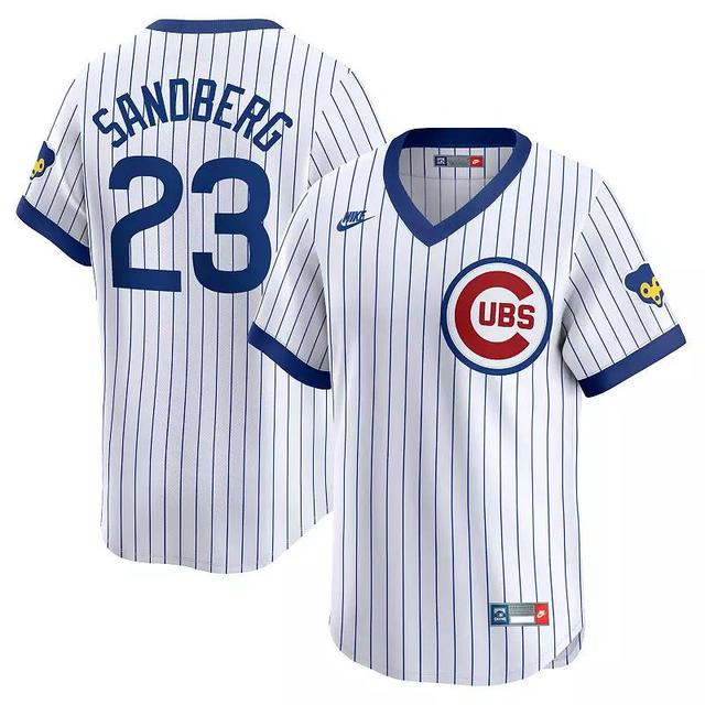 Mens Nike Ryne Sandberg Chicago Cubs Throwback Cooperstown Limited Jersey Product Image