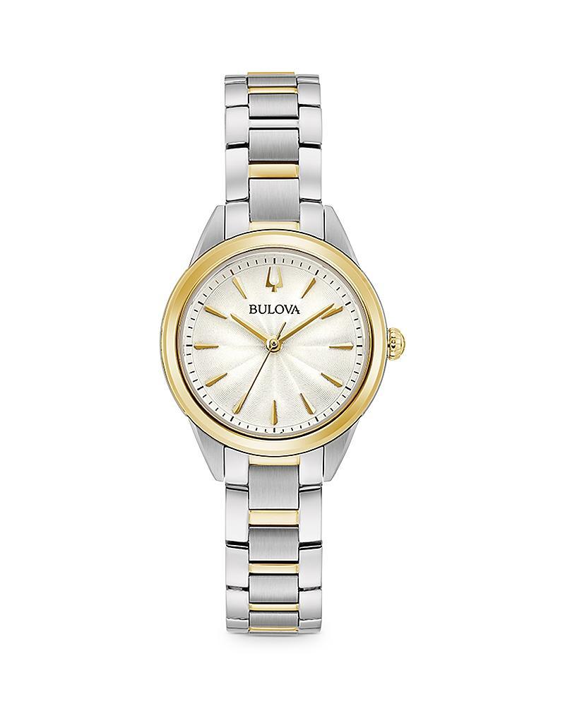 Bulova Womens Sutton Two-Tone Stainless Steel Bracelet Watch 28mm Product Image