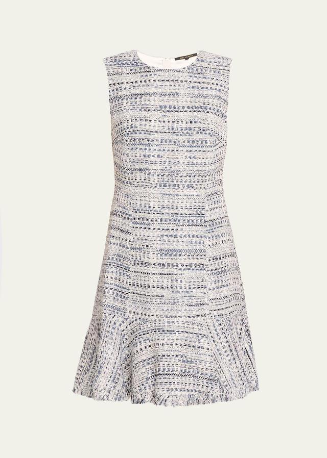 KOBI HALPERIN Reed Sleeveless Tweed Dress Product Image