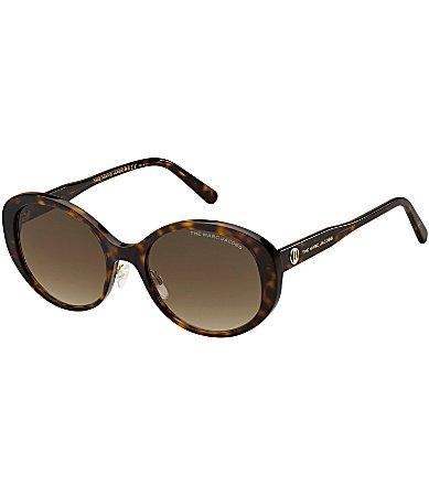 Womens 54MM Gradient Oval Sunglasses Product Image