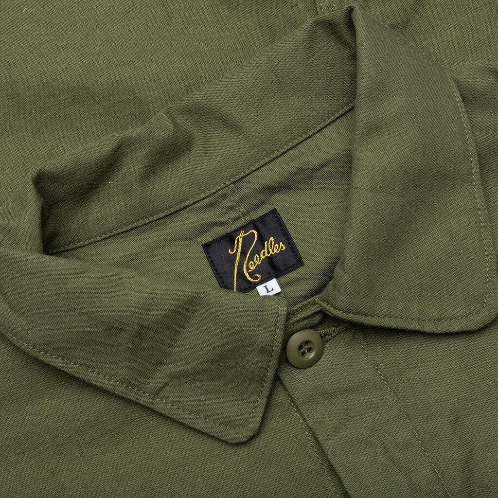 D.N. Coverall Back Sateen - Olive Male Product Image