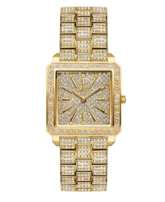 Jbw Womens Cristal 18k Gold-plated Stainless Steel Watch, 28mm Product Image