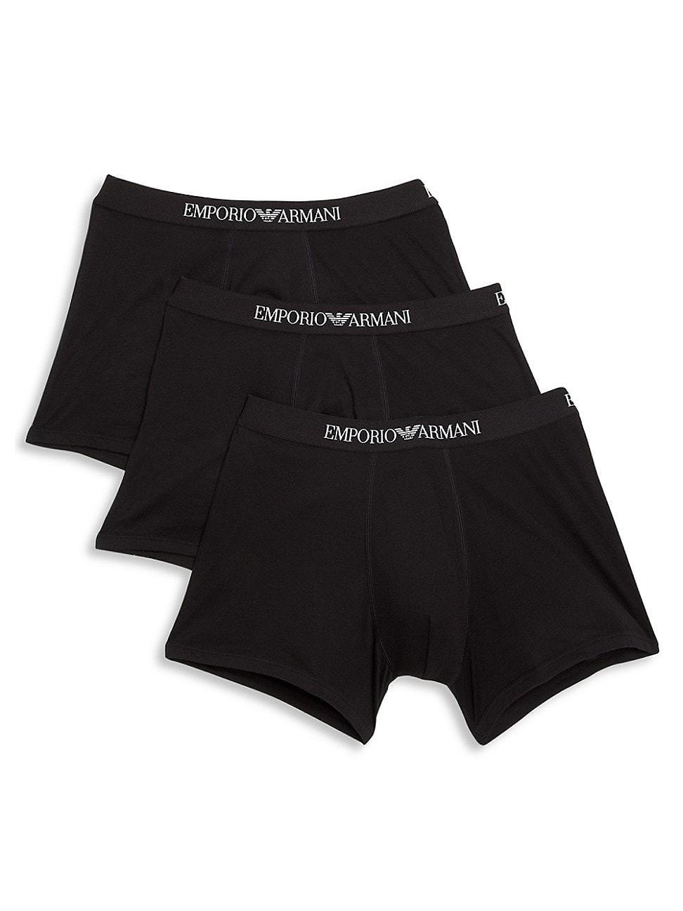 Mens Pure Cotton 3-Pack Boxer Briefs Product Image