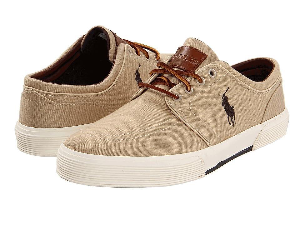 Polo Ralph Lauren Faxon Low-Top Canvas Sneaker Canvas) Men's Lace up casual Shoes Product Image