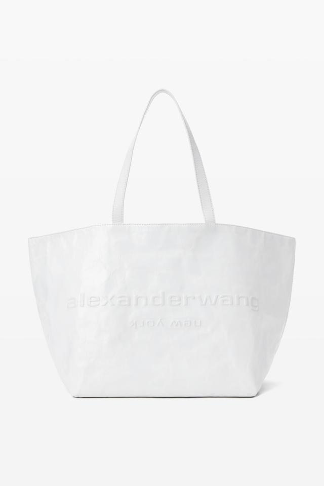 Punch Tote Bag In Crackle Patent Leather Product Image