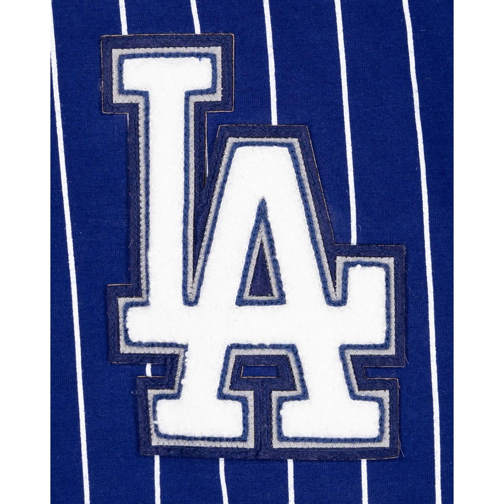 Los Angeles Dodgers Logo Select Pinstripe Hoodie Male Product Image