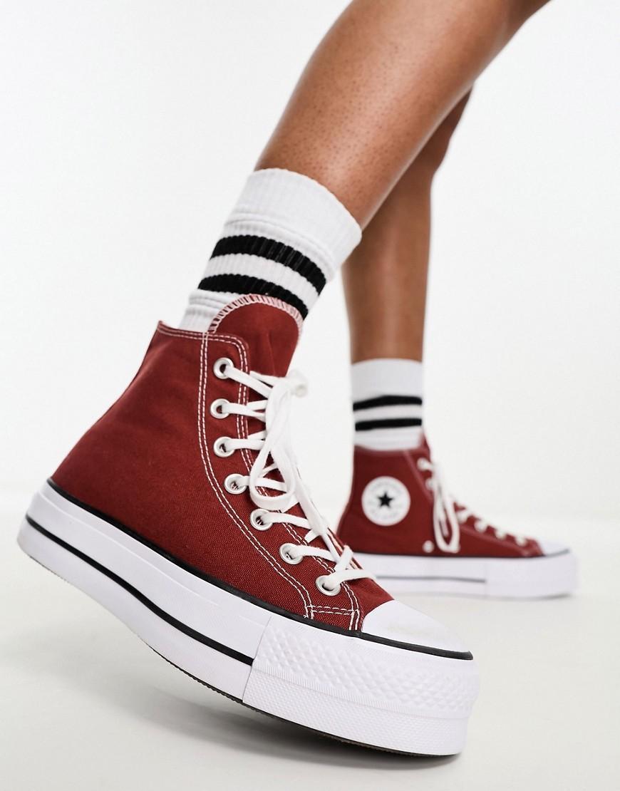 Chuck Taylor All Star Lift Hi-Top Sneaker by Converse at Free People Product Image