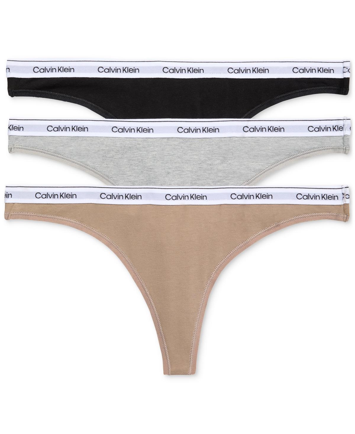 Calvin Klein 3-Pack Cotton Thongs Product Image