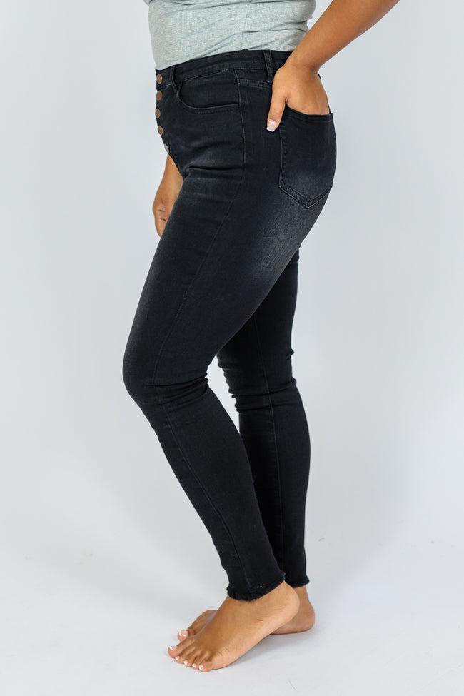 Chelsie Black Skinny Jeans Product Image