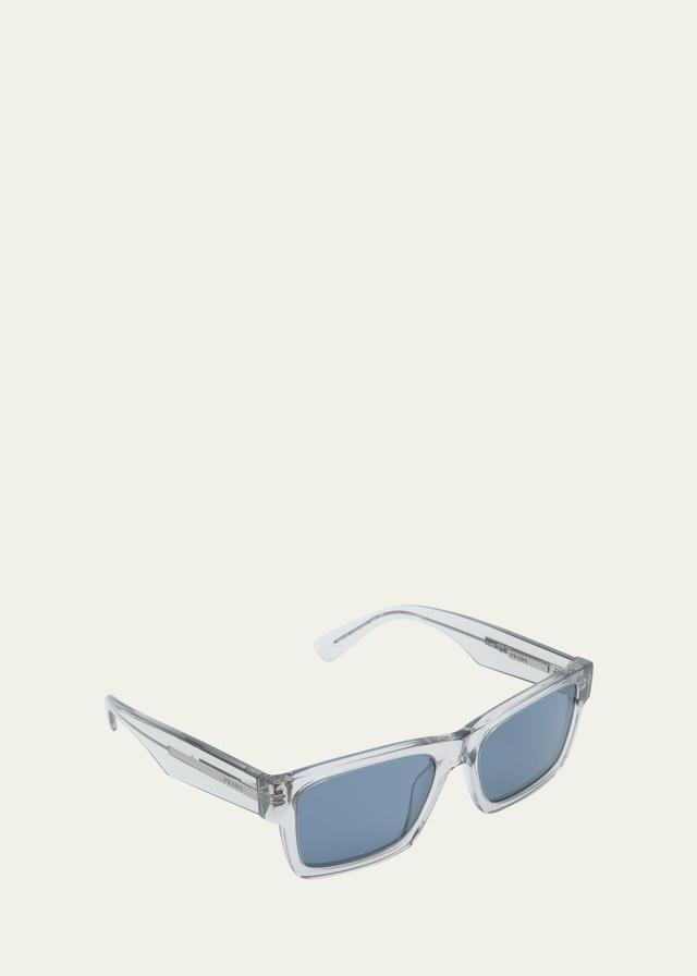 Mens PR 25ZS Acetate Square Sunglasses Product Image