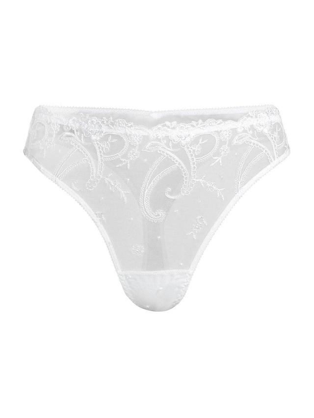 Womens Sanika Sheer Thong Product Image