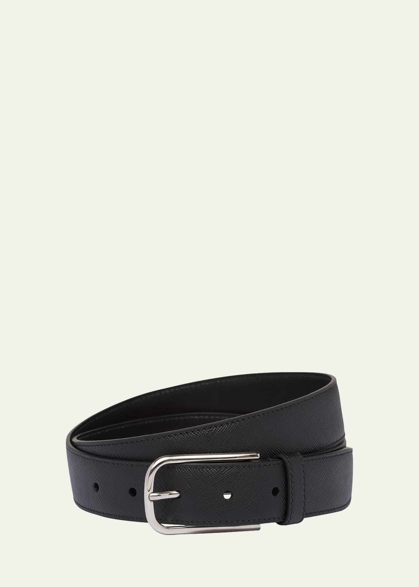 Mens Saffiano Belt Product Image