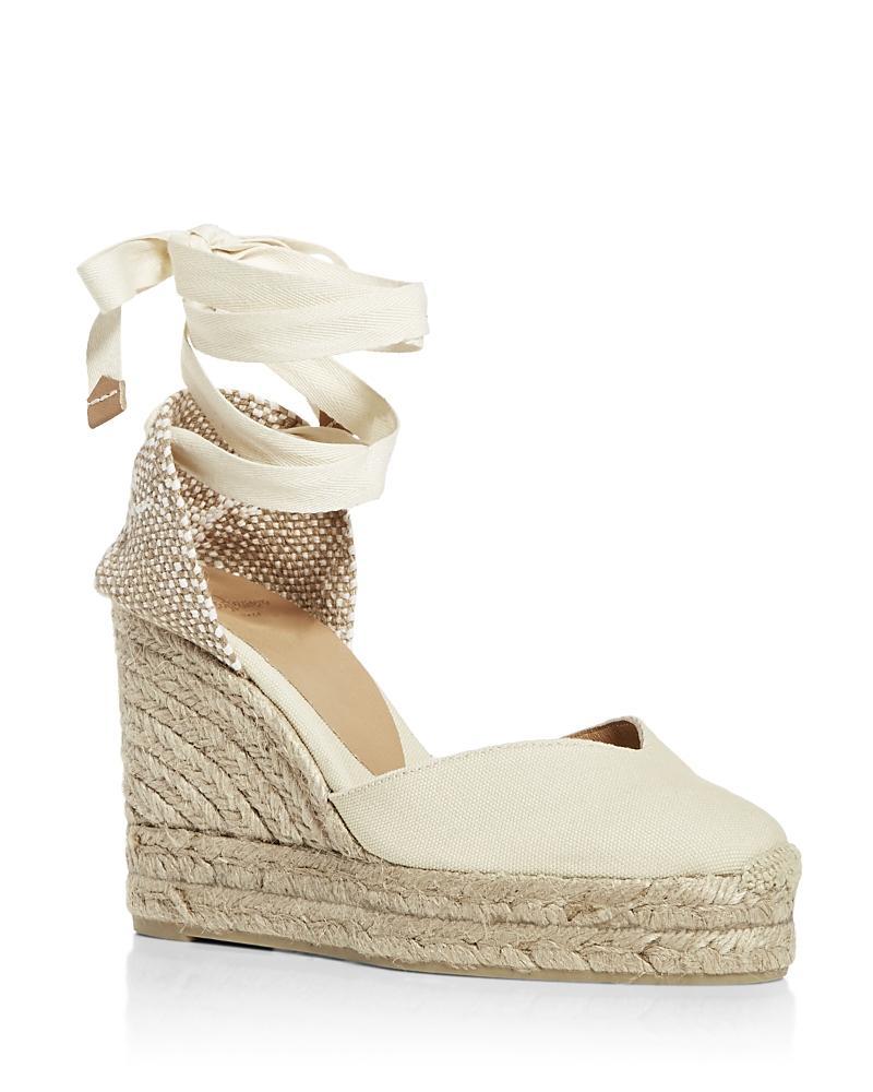 Castaner Womens Chiara Ankle Tie Wedge Espadrille Sandals product image