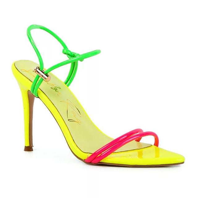 London Rag High Porch Womens High Heel Sandals Yellow Product Image