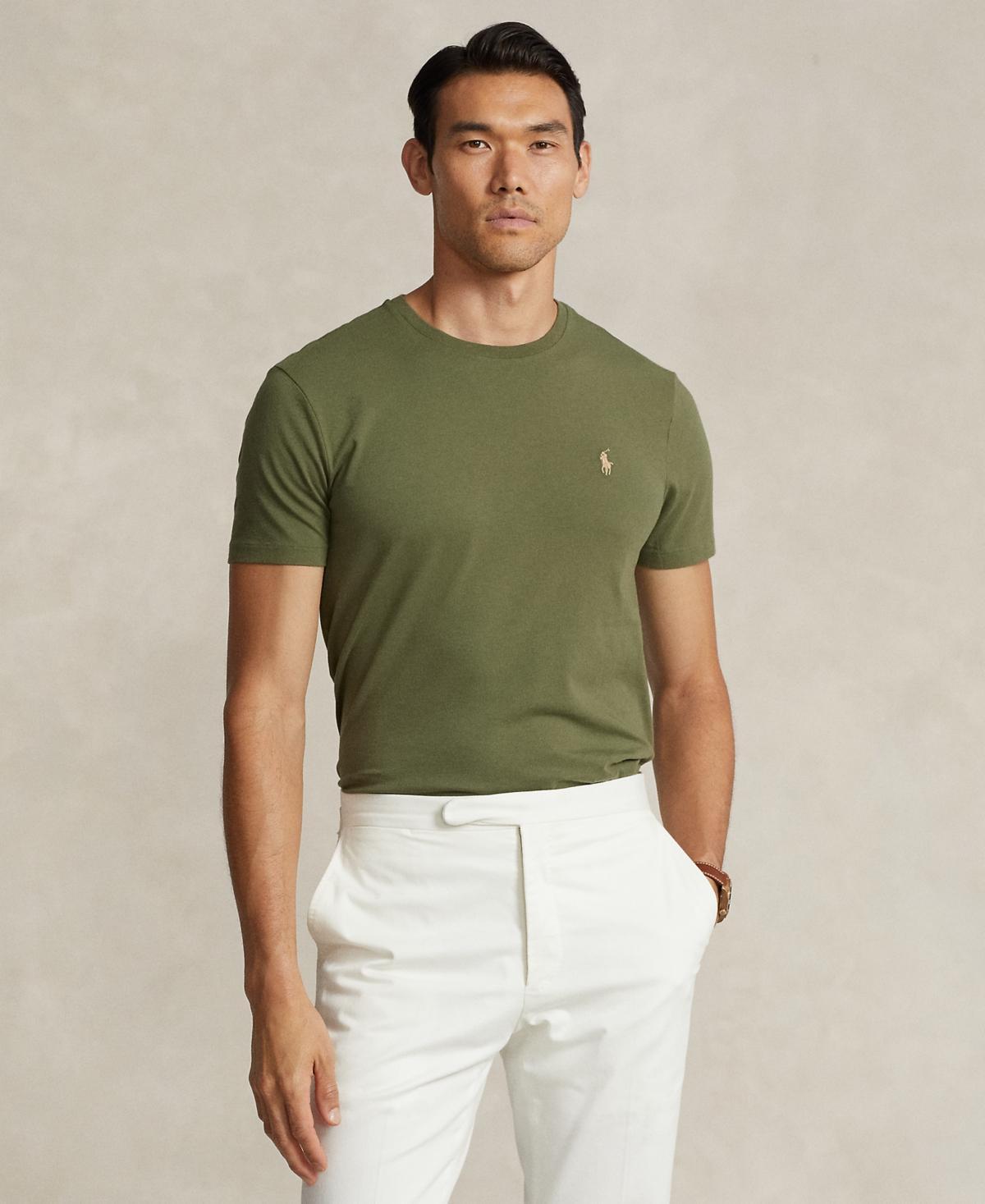 Polo Ralph Lauren Mens Classic Fit Crew Neck T-Shirt Product Image