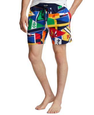 Polo Ralph Lauren Mens Printed Cotton Sleep Shorts Product Image