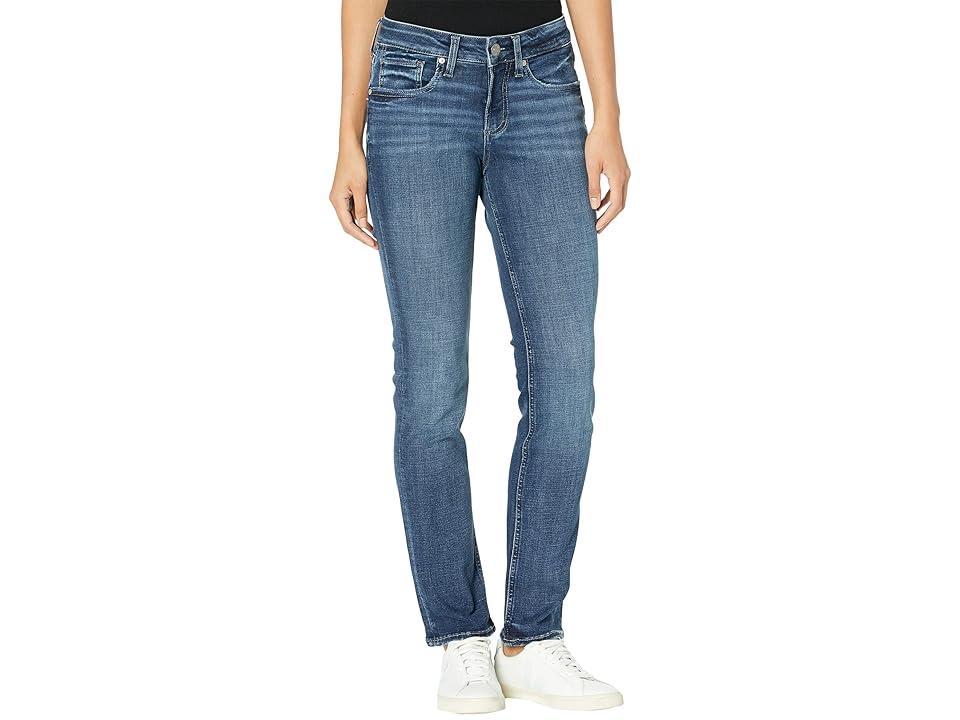 Silver Jeans Co. Suki Mid-Rise Straight Leg Jeans L93413ECF305 (Indigo) Women's Jeans Product Image