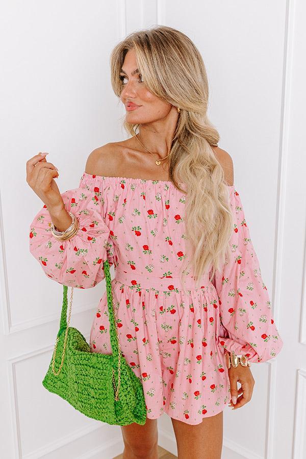 Secret Rose Garden Off Shoulder Romper Product Image