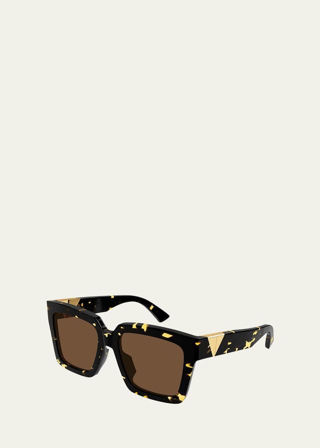 Womens Triangle Acetate 55MM Square Sunglasses Product Image