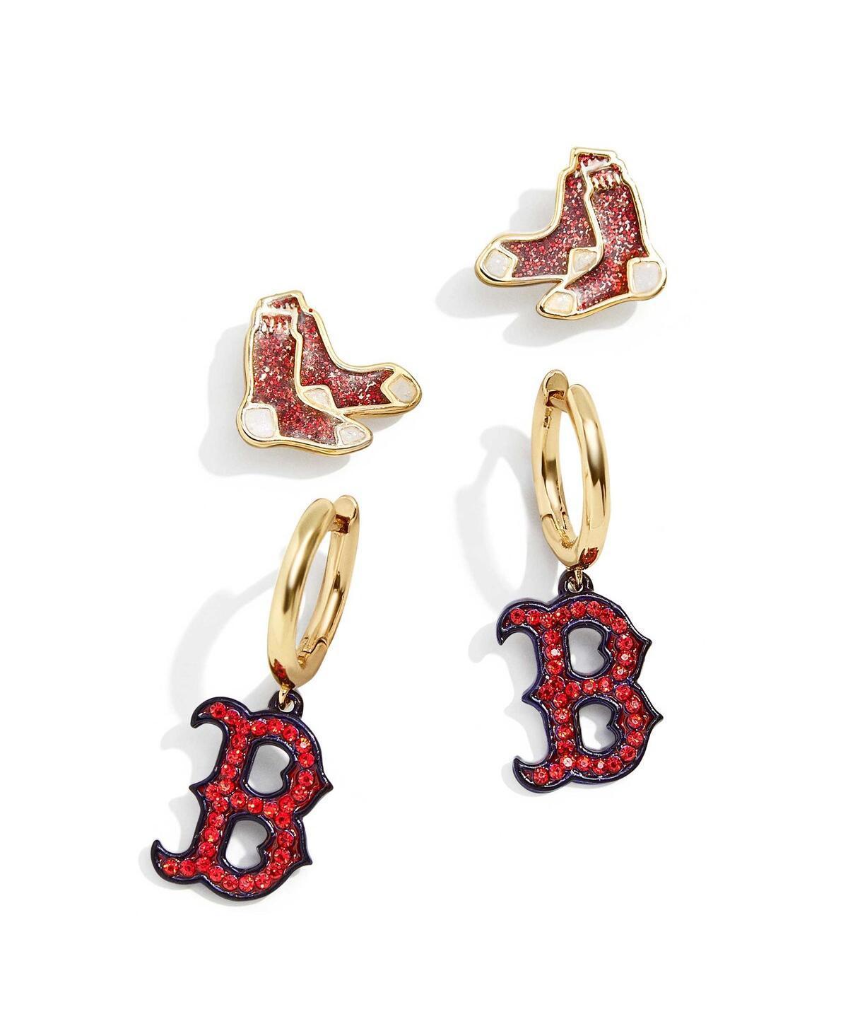 Womens Baublebar Boston Red Sox 2-Pack Earrings Set Product Image