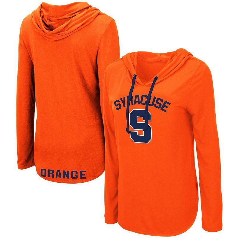 Womens Colosseum Syracuse My Lover Lightweight Hooded Long Sleeve T-Shirt Product Image