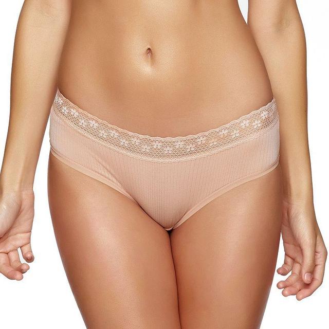 Jezebel Aubrie Low-Rise Cheeky Hipster Panty 730755, Womens Lt Beige Product Image