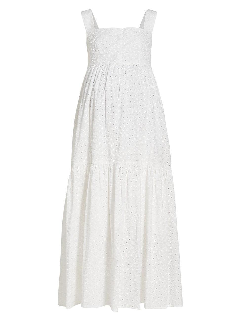 Womens Colette Eyelet Maxi Dress Product Image