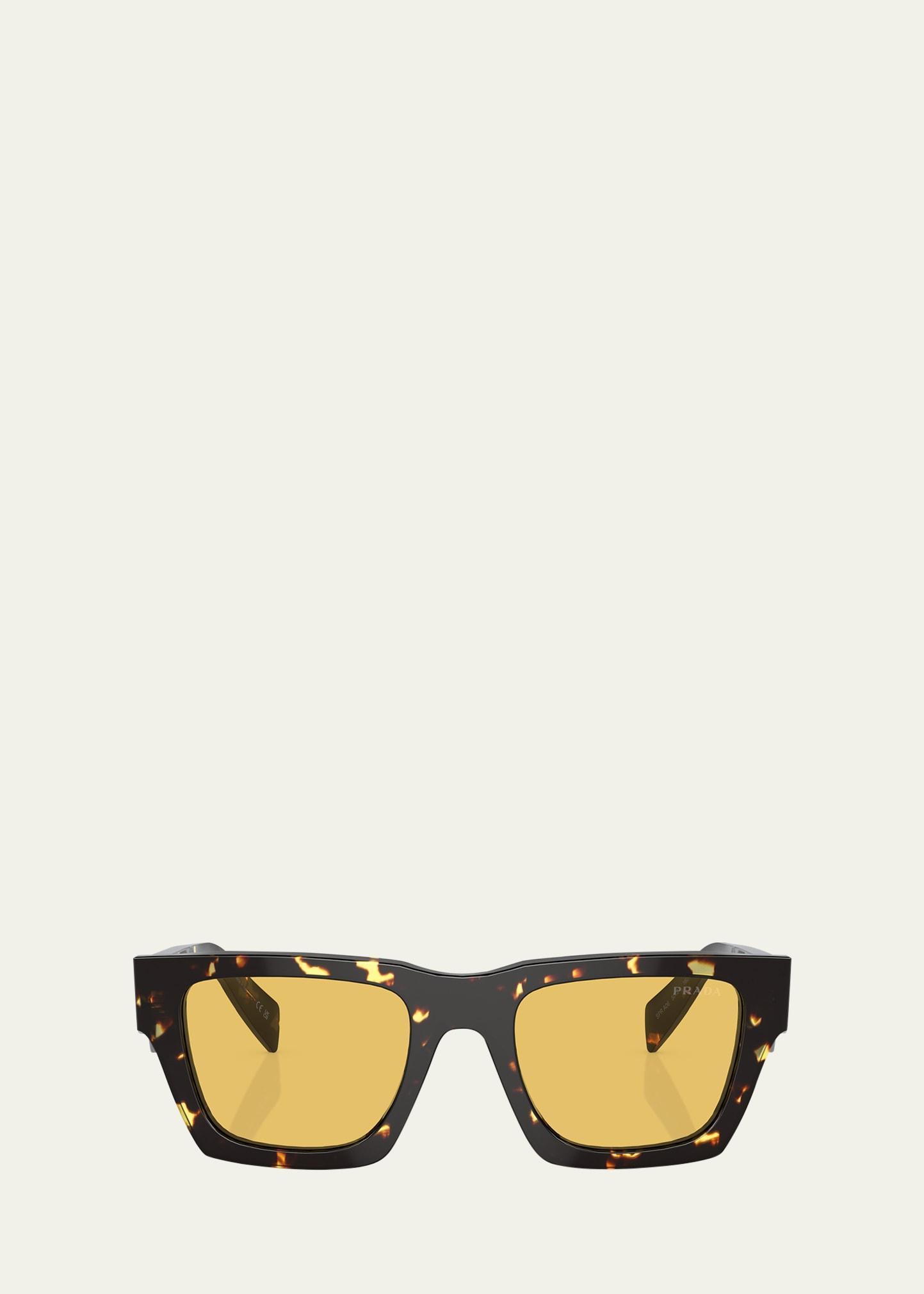 Logo Acetate Rectangle Sunglasses Product Image