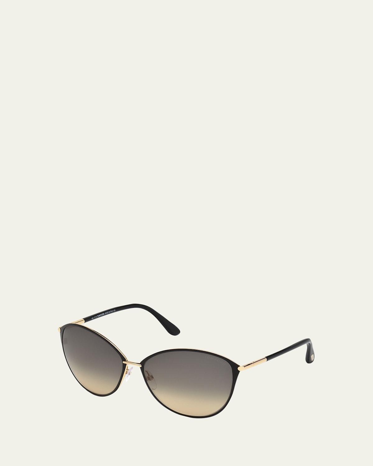 TOM FORD Penelope 59mm Gradient Cat Eye Sunglasses Product Image