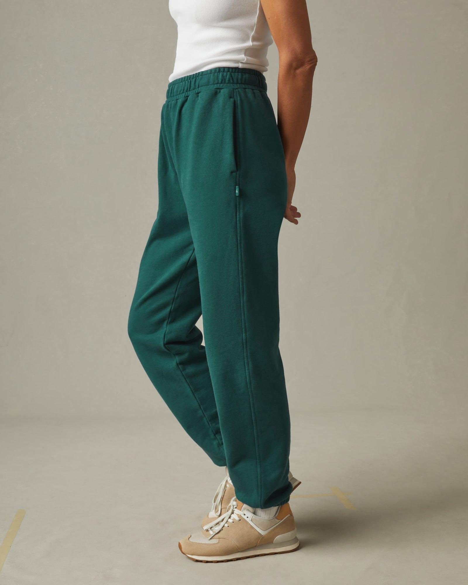 Premium Midweight Sweatpant - Monstera Green Female Product Image