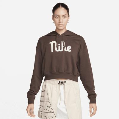 Nike Sportswear Club Fleece Women's Oversized Cropped Hoodie Product Image