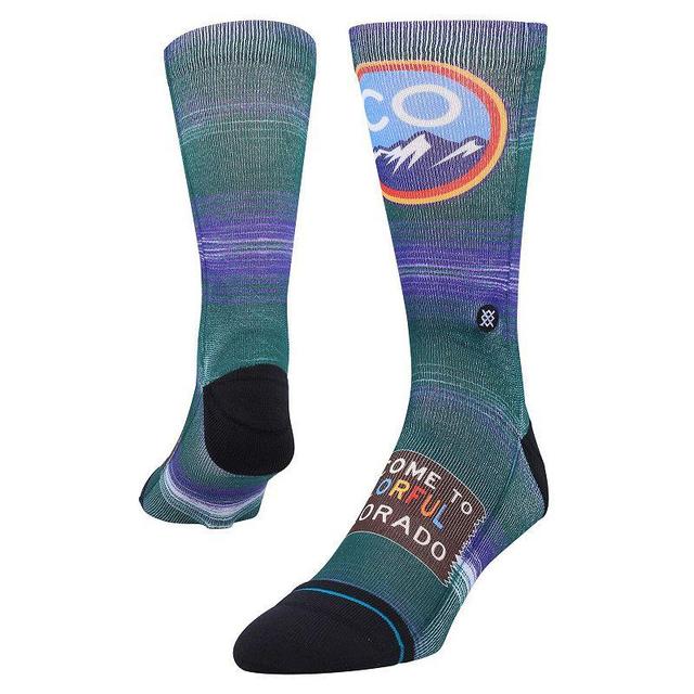 Mens Stance Colorado Rockies City Connect Crew Socks Product Image