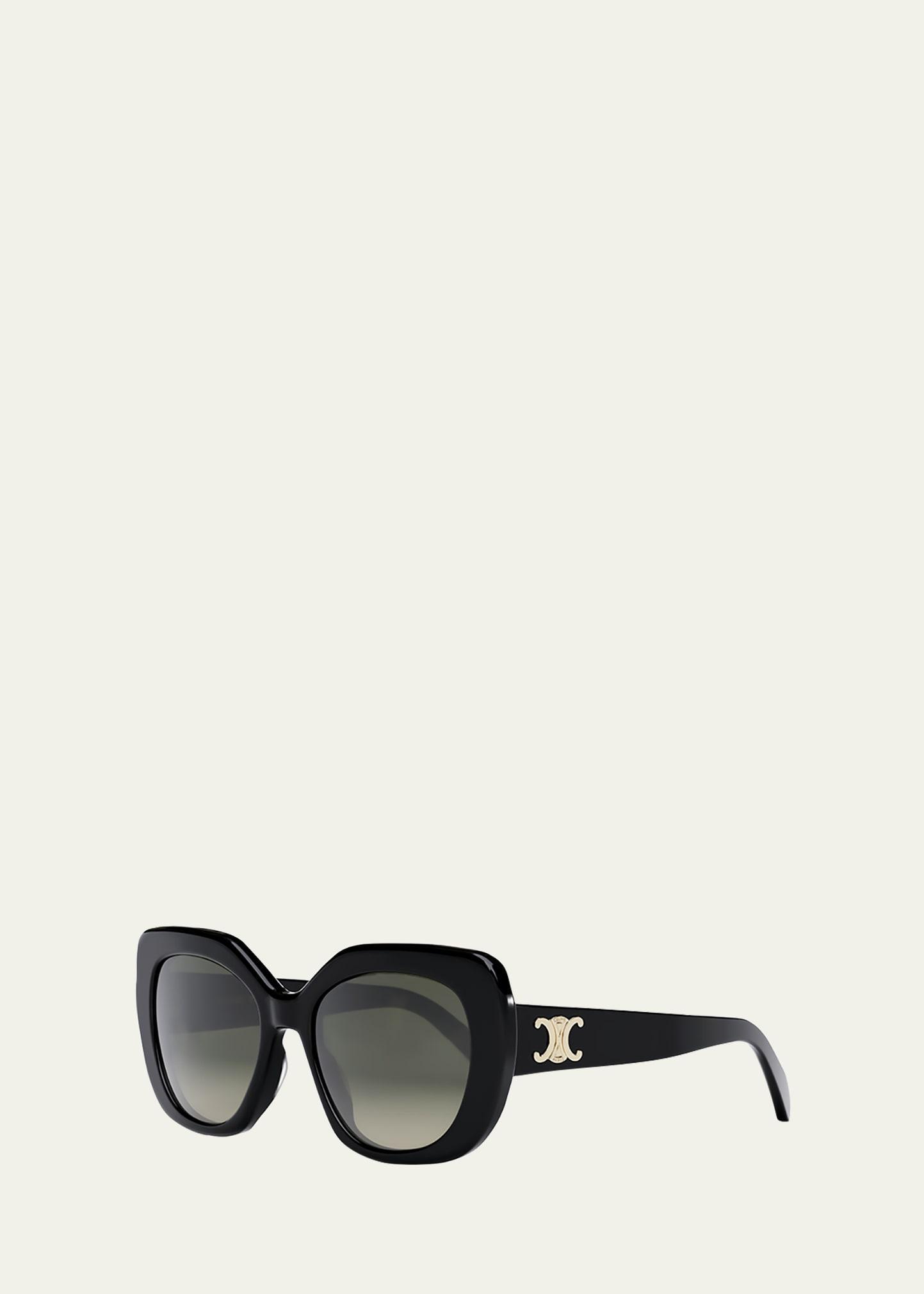 CELINE Triomphe 55mm Rectangular Sunglasses Product Image