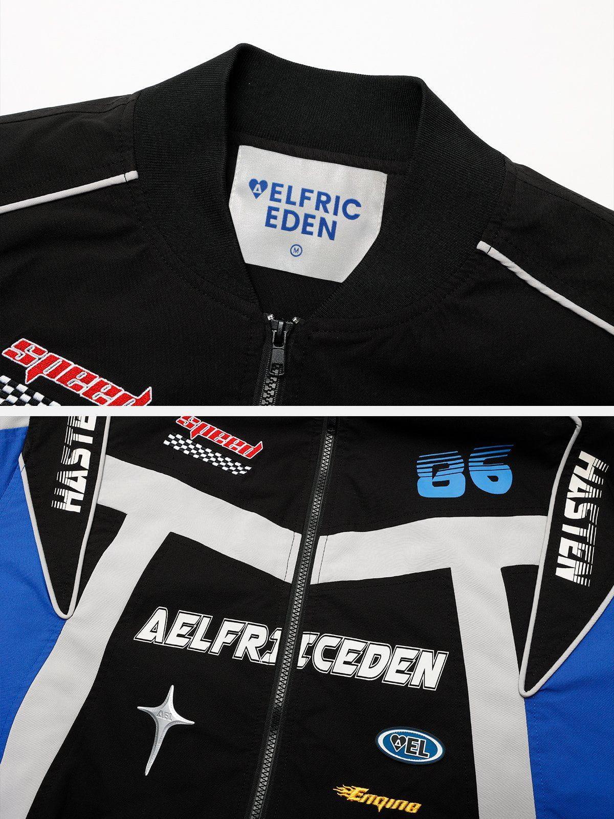 Aelfric Eden Color Blocking Racing Coat Product Image