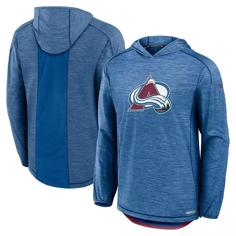 Mens Fanatics Colorado Avalanche Authentic Pro Rink Lightweight Pullover Hoodie Product Image