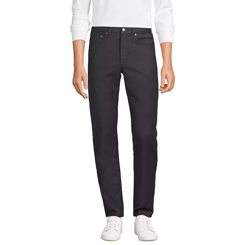 Mens Lands End Straight Fit French Terry Pants Product Image