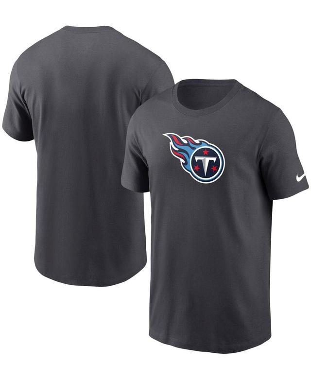 Mens Nike Charcoal Tennessee Titans Primary Logo T-Shirt Product Image