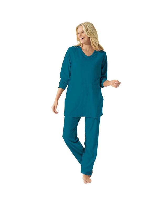 Dreams & Co. Womens 2-Piece Lounge Set Product Image