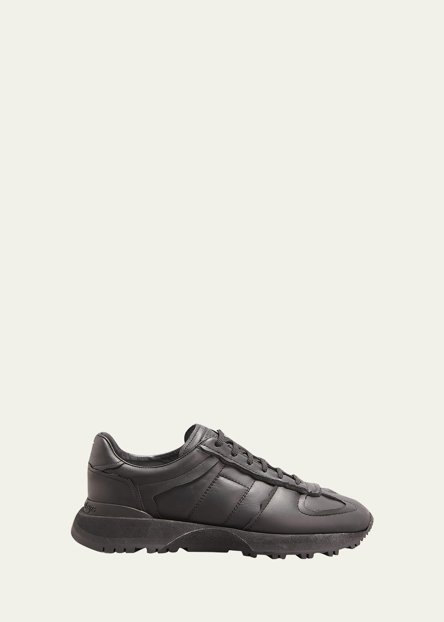 Mens 50-50 Tonal Leather Sneakers Product Image