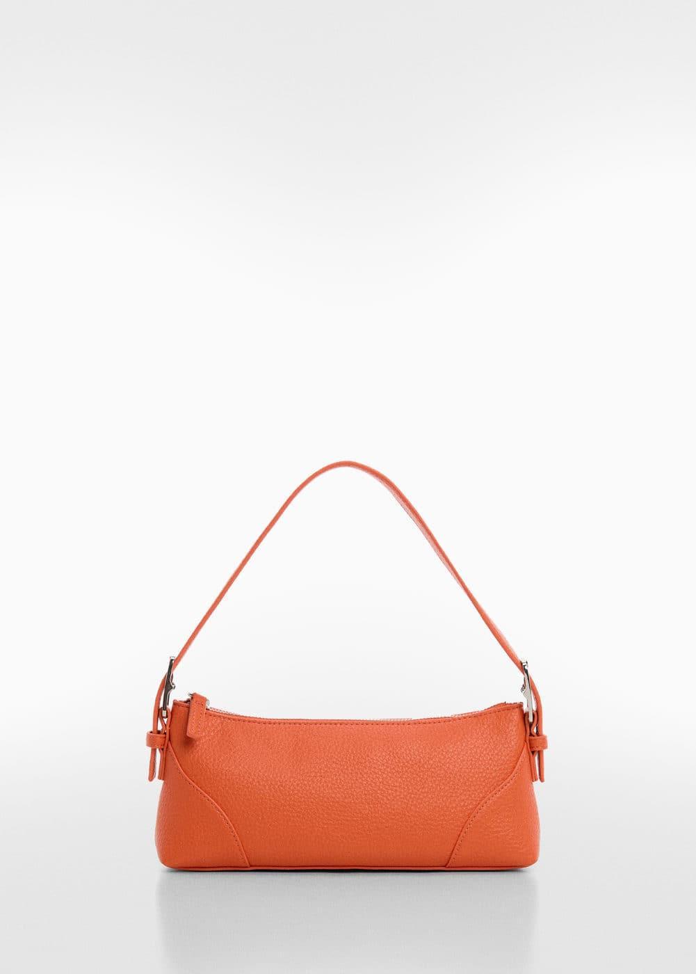 Mango Womens Buckle Detail Shoulder Bag - Light Product Image