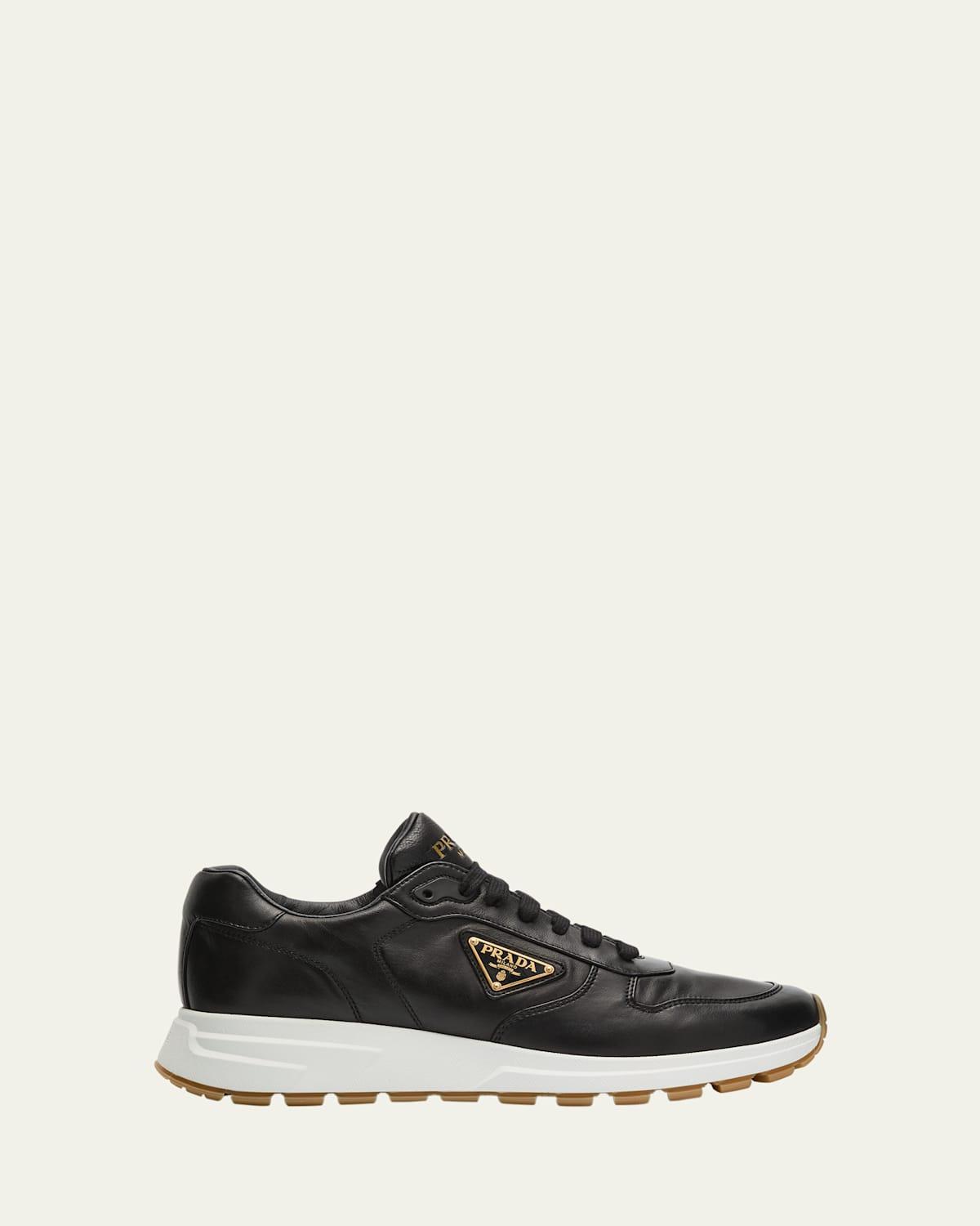 Mens Prax Napa Leather Low-Top Sneakers Product Image