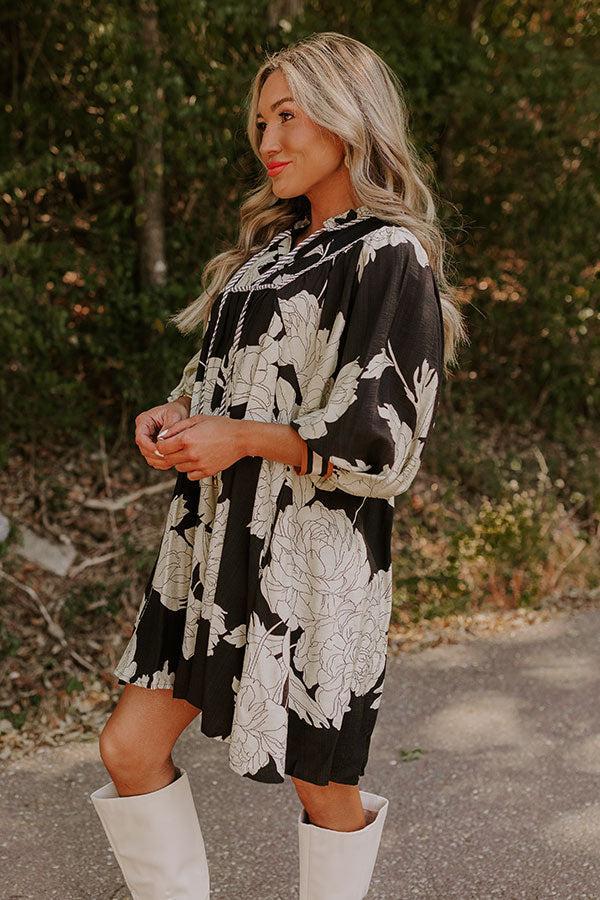 Vineyard Stroll Floral Mini Dress Product Image