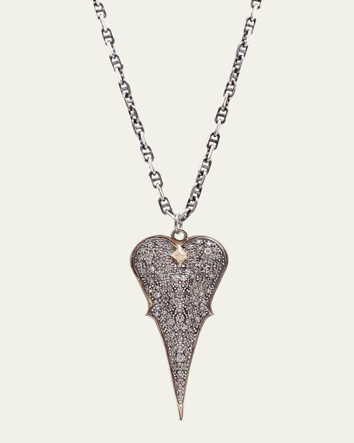 Diamond Heart Pendant Necklace Product Image